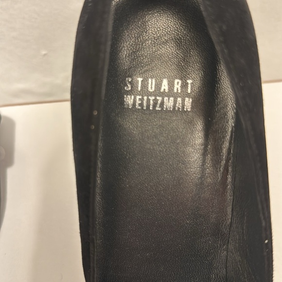 Stuart Weitzman black suede pumps - Picture 8 of 9
